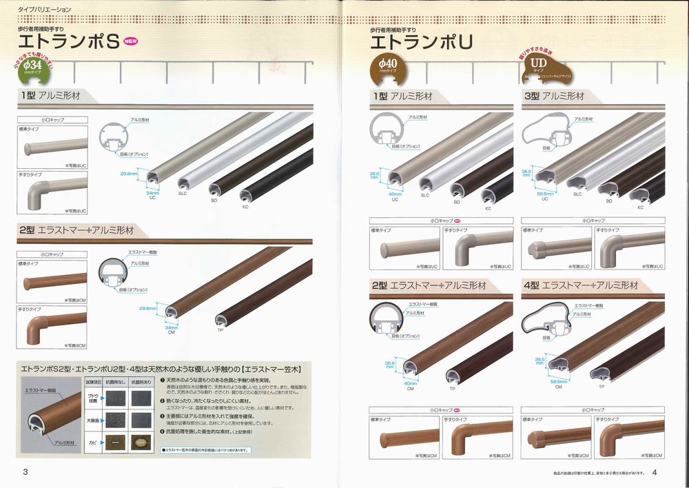 日本最大級 三協アルミ クリエフリー2S 歩行者用補助手すり 1スパンセット ベースプレート支柱タイプ アルミ形材タイプ