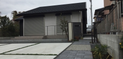 広々とした和モダンな外構