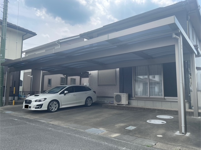 カーポート工事【濡れない動線】