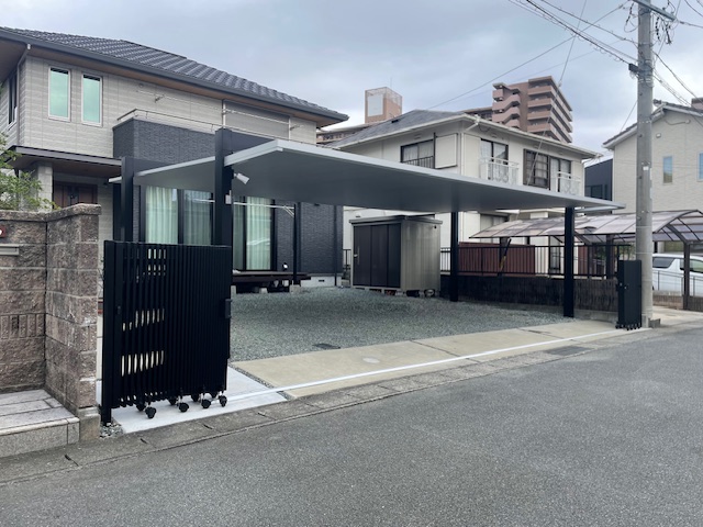 製品工事【カーポート・テラス囲い】