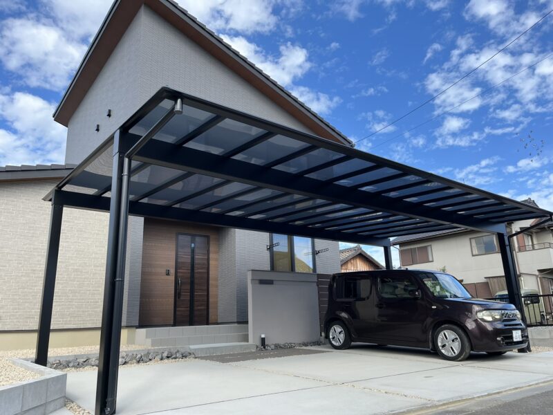 津市　スタイリッシュ　新築外構　