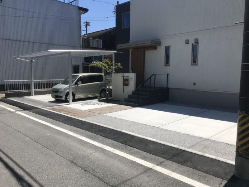 新築外構完成　in　四日市