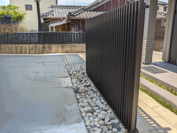 風通しの良い目隠しﾌｪﾝｽ